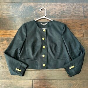 J. Crew Black Short Jacket, Size 6